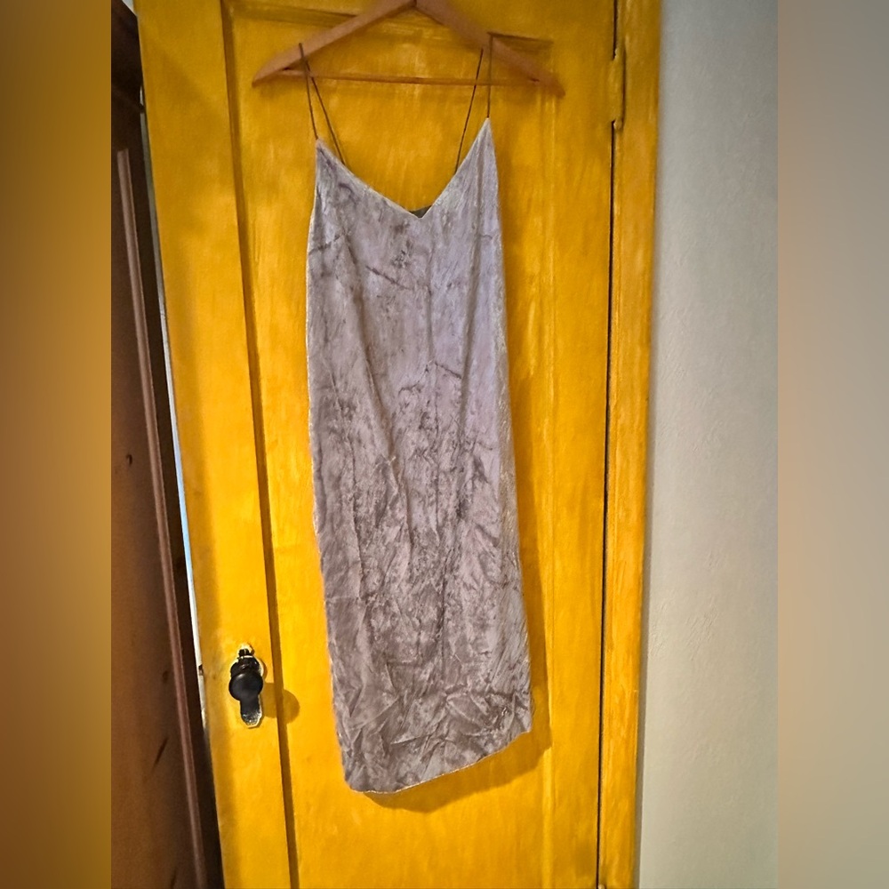 H&M Charcoal Velvet Dress